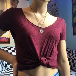 Maroon T-shirt